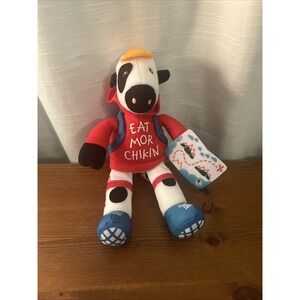 Chick-fil-A Traveler Cow Plush  Multicolor 10"‎ Stuffed Animal